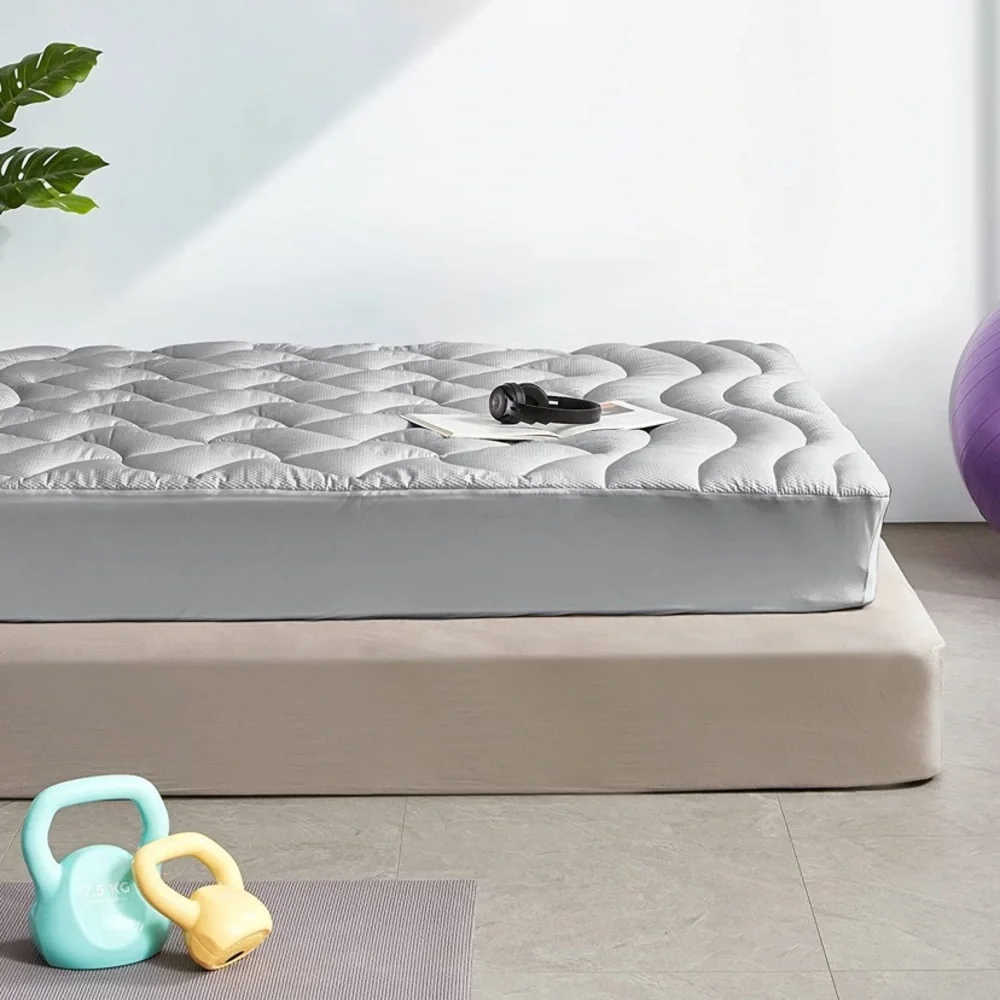 Full Size Mattress Pad Cover Cooling Overfilled Soft Fluffy